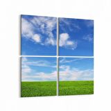 Olla 14465K4 Doğa / Manzara Görseli Kare 4'lü Kanvas Tablo (Ölçü: 105X105)