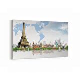 Olla 17878Y Yapı Görseli Yatay Kanvas Tablo (Ölçü: 70X50)