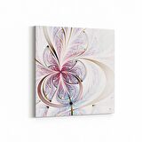 Olla 10129K Abstract Görsel Kare Kanvas Tablo (Ölçü: 25X25)