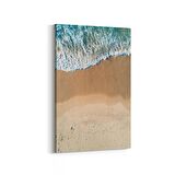 Olla 16598D Kumsal / Sahil Görseli Dikey Kanvas Tablo (Ölçü: 60X90)