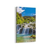 Olla 13993DD Doğa / Manzara Görseli Dikey Dar Kanvas Tablo (Ölçü: 60X120)