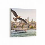 Olla 18140K Yapı Görseli Kare Kanvas Tablo (Ölçü: 25X25)