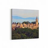 Olla 18984K4 Yapı Görseli Kare 4'lü Kanvas Tablo (Ölçü: 145X145)