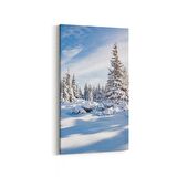 Olla 14174DD Doğa / Manzara Görseli Dikey Dar Kanvas Tablo (Ölçü: 40X80)