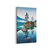 Olla 14488DD Doğa / Manzara Görseli Dikey Dar Kanvas Tablo (Ölçü: 60X120)