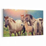 Olla 12573Y Hayvanlar Alemi Görseli Yatay Kanvas Tablo (Ölçü: 120X80)