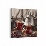 Olla 15137K Gıda Görseli Kare Kanvas Tablo (Ölçü: 60X60)