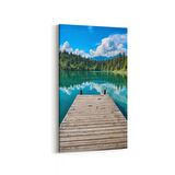 Olla 13386DD Doğa / Manzara Görseli Dikey Dar Kanvas Tablo (Ölçü: 60X120)