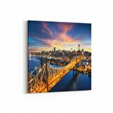 Olla 18326K Yapı Görseli Kare Kanvas Tablo (Ölçü: 25X25)