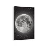 Olla 14705D Gece Gökyüzü Görseli Dikey Kanvas Tablo (Ölçü: 70X105)