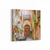 Olla 18811K Yapı Görseli Kare Kanvas Tablo (Ölçü: 25X25)