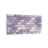 Olla 17410YD Taş / Tuğla Görseli Yatay Dar Kanvas Tablo (Ölçü: 60X30)