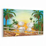 Olla 12763Y Çocuk Odası Görseli Yatay Kanvas Tablo (Ölçü: 70X50)