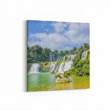 Olla 14267K Doğa / Manzara Görseli Kare Kanvas Tablo (Ölçü: 25X25)