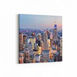 Olla 18581K Yapı Görseli Kare Kanvas Tablo (Ölçü: 25X25)