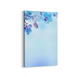Olla 11690D Orkide Çiçek Görseli Dikey Kanvas Tablo (Ölçü: 60X90)
