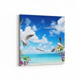 Olla 13329K Doğa / Manzara Görseli Kare Kanvas Tablo (Ölçü: 30X30)