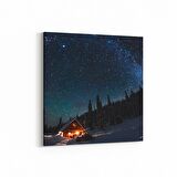 Olla 18042K4 Yapı Görseli Kare 4'lü Kanvas Tablo (Ölçü: 125X125)