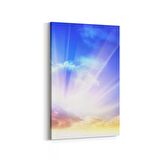 Olla 15946D Günbatımı Görseli Dikey Kanvas Tablo (Ölçü: 60X90)
