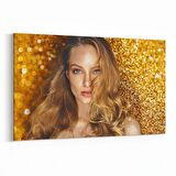 Olla 16967Y Model / Manken Görseli Yatay Kanvas Tablo (Ölçü: 45X30)