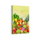 Olla 15155D Gıda Görseli Dikey Kanvas Tablo (Ölçü: 60X90)