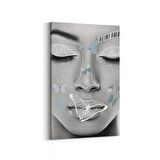 Olla 17010D Model / Manken Görseli Dikey Kanvas Tablo (Ölçü: 80X120)