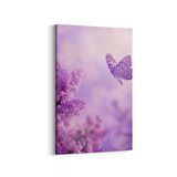 Olla 11739D Orkide Çiçek Görseli Dikey Kanvas Tablo (Ölçü: 100X150)