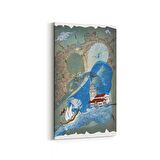 Olla 17781DD Yağlı Boya Görseli Dikey Dar Kanvas Tablo (Ölçü: 40X80)