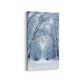 Olla 13590DD Doğa / Manzara Görseli Dikey Dar Kanvas Tablo (Ölçü: 30X60)