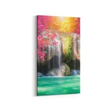Olla 13969DD Doğa / Manzara Görseli Dikey Dar Kanvas Tablo (Ölçü: 30X60)