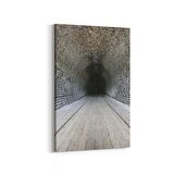 Olla 18727D Yapı Görseli Dikey Kanvas Tablo (Ölçü: 60X90)