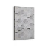 Olla 14940D Geometrik Desen Görseli Dikey Kanvas Tablo (Ölçü: 60X90)
