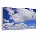 Olla 15799Y Gökyüzü Bulut Görseli  Yatay Kanvas Tablo (Ölçü: 120X80)
