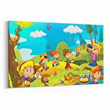 Olla 12735Y Çocuk Odası Görseli Yatay Kanvas Tablo (Ölçü: 30X20)