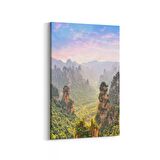 Olla 14208D Doğa / Manzara Görseli Dikey Kanvas Tablo (Ölçü: 60X90)