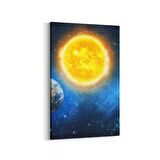Olla 17674D Uzay Görseli Dikey Kanvas Tablo (Ölçü: 100X150)