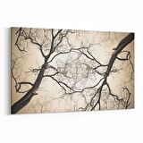 Olla 10608Y Ağaç Görseli Yatay Kanvas Tablo (Ölçü: 120X80)