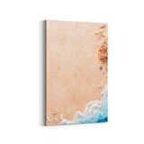 Olla 16370D Kumsal / Sahil Görseli Dikey Kanvas Tablo (Ölçü: 60X90)