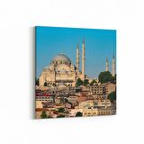 Olla 18015K4 Yapı Görseli Kare 4'lü Kanvas Tablo (Ölçü: 145X145)