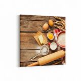 Olla 15118K Gıda Görseli Kare Kanvas Tablo (Ölçü: 25X25)