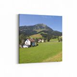 Olla 18791K4 Yapı Görseli Kare 4'lü Kanvas Tablo (Ölçü: 125X125)