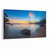 Olla 16001Y Günbatımı Görseli Yatay Kanvas Tablo (Ölçü: 45X30)