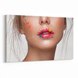 Olla 16759Y Model / Manken Görseli Yatay Kanvas Tablo (Ölçü: 45X30)