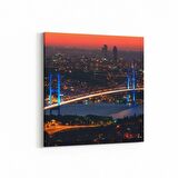 Olla 18973K Yapı Görseli Kare Kanvas Tablo (Ölçü: 25X25)