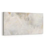 Olla 16663YD Mermer Desen Görsel Yatay Dar Kanvas Tablo (Ölçü: 60X30)