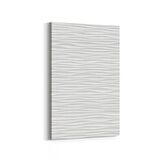Olla 10452D Beyaz Kabartma Görseli Dikey Kanvas Tablo (Ölçü: 20X30)