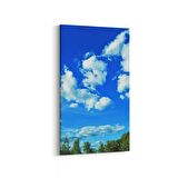 Olla 14448DD Doğa / Manzara Görseli Dikey Dar Kanvas Tablo (Ölçü: 30X60)