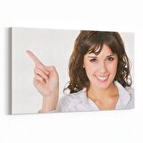 Olla 17029Y Model / Manken Görseli Yatay Kanvas Tablo (Ölçü: 120X80)