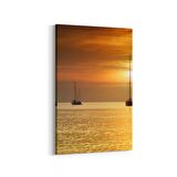 Olla 15926D Günbatımı Görseli Dikey Kanvas Tablo (Ölçü: 20X30)