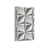 Olla 14909DD Geometrik Desen Görseli Dikey Dar Kanvas Tablo (Ölçü: 60X120)